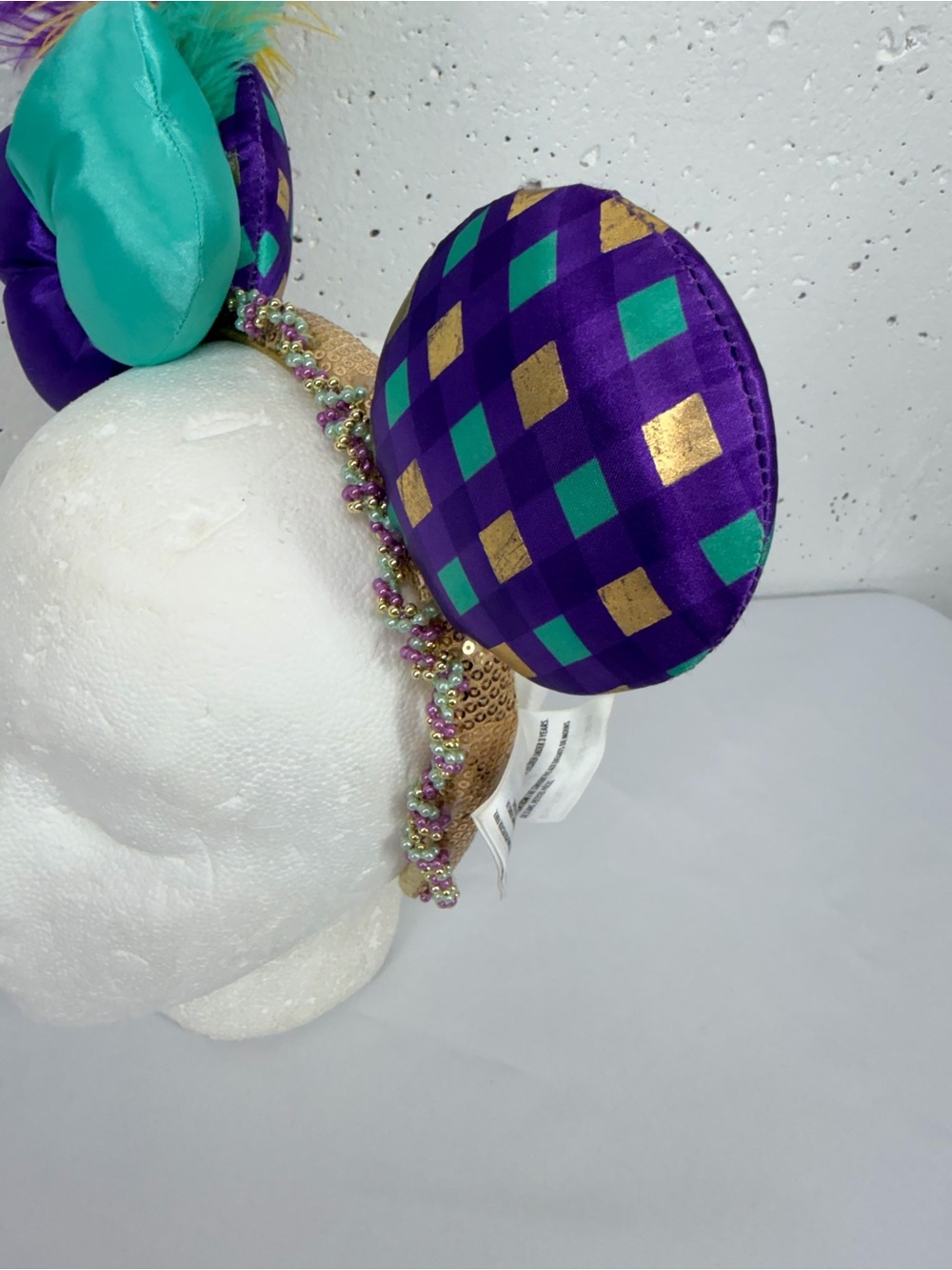 Disney Parks Mardi Gras Minnie Mouse Ears - Picture 5 of 14